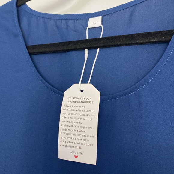 👗5/$25👗 NWT Luyla Blue Maxi dress Sz S - Picture 6 of 7